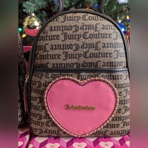BNWT Juicy Couture Pink Love Never Dies Backpack